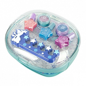 Набор детской декоративной косметики с сушкой лака из серии Frozen (Markwins, 9606951)